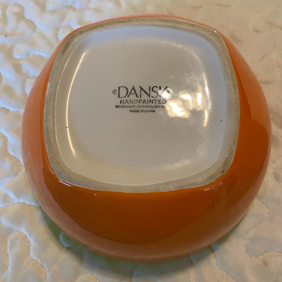 Dansk Caribe Aruba orange china 61/4 inch soup/cereal bowl [1] - Picture 6 of 7